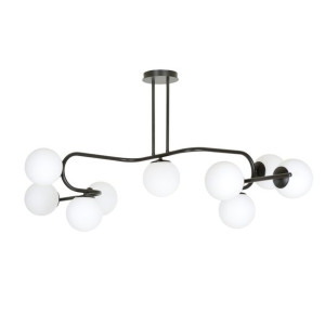Ragi lampa sufitowa czarna kule 1028/9 Emibig