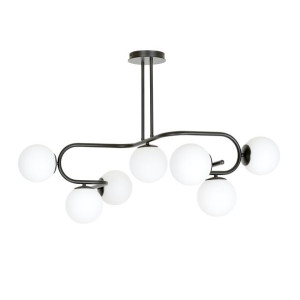 Ragi lampa sufitowa czarna kule 1028/7 Emibig