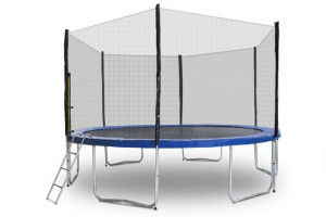 Trampolina Ogrodowa Duża 430cm Ft 14 Z Siatką Osłoną I Drabinką