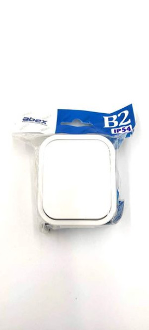 Wyłącznik pojedynczy -B2- n/t; IP54; biały