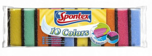 Zmywak Warstwa Ścierna Color 10szt