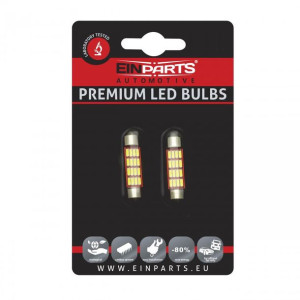 Żarówki Led C5w 41mm 12 Smd 4014 Canbus Epl207