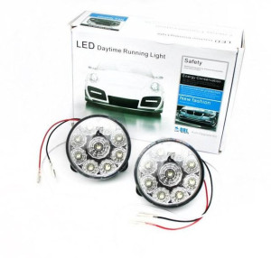 Światła LED do jazdy dziennej okrągłe ø 70 mm DRL 04