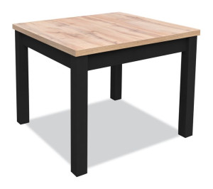 Stół kwadrat 90x90/240 lancelot artisan craft wotan nogi czarne