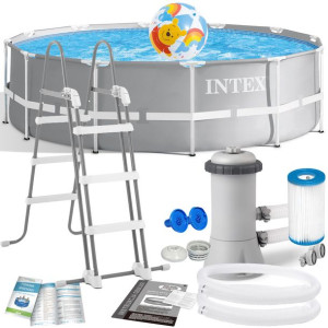 Basen stelażowy 366 x 99 cm INTEX Kompletny Zestaw 11 w 1 26716