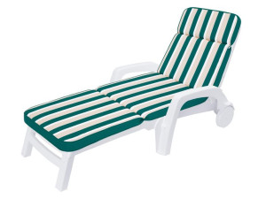 Poduszka na długi leżak ogrodowy plażowy 191x57x5cm, materac poducha