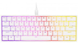 Klawiatura CorsairK65 Mini White RGB Red