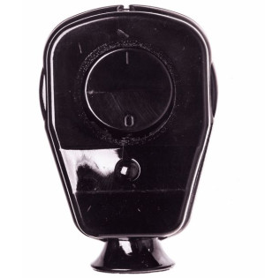 Wtyczka kątowa z wyłącznikiem + dioda 16A 2P 9002216s czarna