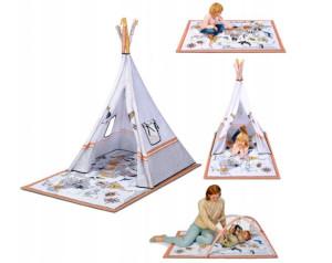Mata Edukacyjna Namiot Domek Dla Dzieci Tipi 3w1