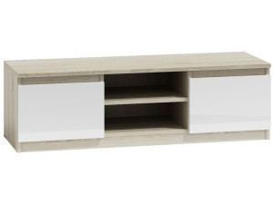 Szafka Stojąca Pod Tv Rtv Lcd 120cm Sonoma Biel