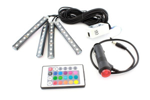 Zd65a Oświetlenie Wnętrza Auta Rgb4x9led