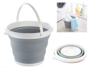 Ag659 Wiadro Silikonowe 5l Składane