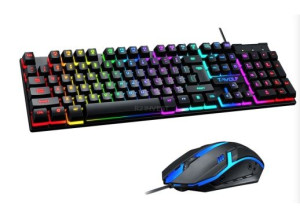 Klawiatura podświetlana dla graczy gamingowa + myszka TF200