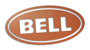 Wycinana naklejka BELL miedziana