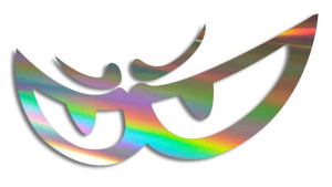 Wycinana naklejka BERIK holograficzna