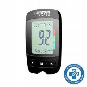 Glukometr ABRA SMART + Bluetooth, mg/dL zestaw