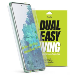 Ringke Dual Easy Wing 2x łatwa w przyklejeniu folia na ekran i boki Samsung