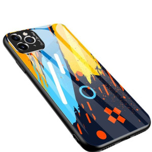 Color Glass Case etui pokrowiec nakładka ze szkła hartowanego z osłoną na a