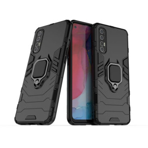Ring Armor pancerne hybrydowe etui pokrowiec + magnetyczny uchwyt Oppo Reno