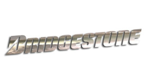 Wycinana naklejka BRIDGESTONE chrom