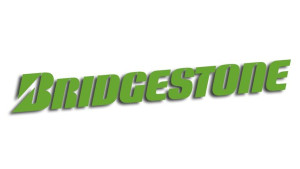 Wycinana naklejka BRIDGESTONE jasny zielony
