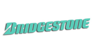 Wycinana naklejka BRIDGESTONE miętowa