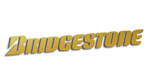 Wycinana naklejka BRIDGESTONE złota