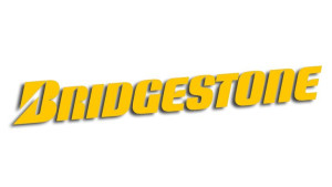 Wycinana naklejka BRIDGESTONE żółta