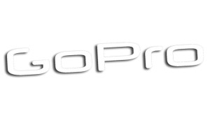 Wycinana naklejka GoPro go pro biała