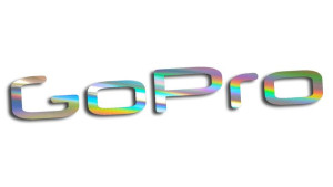Wycinana naklejka GoPro go pro holograficzna