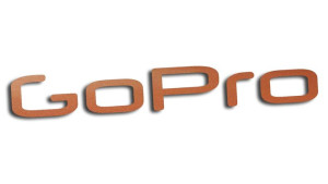 Wycinana naklejka GoPro go pro miedziana