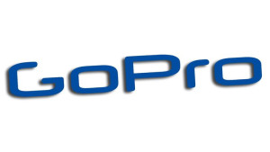 Wycinana naklejka GoPro go pro niebieska