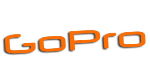 Wycinana naklejka GoPro go pro pomarańczowa