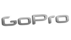 Wycinana naklejka GoPro go pro srebrna