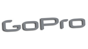 Wycinana naklejka GoPro go pro szara
