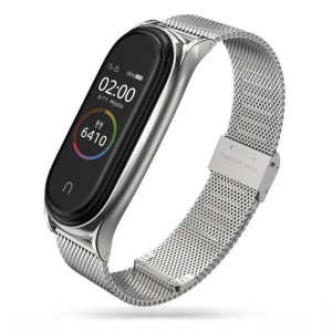 Bransoleta Milaneseband do Xiaomi Mi Band 7 Silver