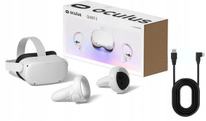 Oculus Quest 2 128GB GOGLE VR Okulary + KABEL LINK