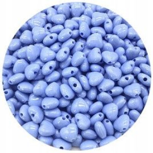Serca Plastik Błękit 8mm 10szt