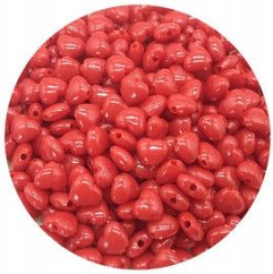 Serca Plastik Czerwone 8mm 10szt