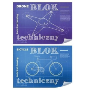Blok techniczny A4 - biały