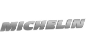 Wycinana naklejka MICHELIN srebrna