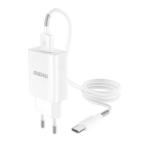Dudao ładowarka sieciowa EU USB 5V/2.4A QC3.0 Quick Charge 3.0 + kabel prze
