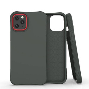 Soft Color Case elastyczne żelowe etui do iPhone 12 mini ciemnozielony