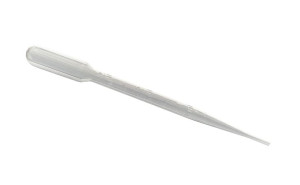 Pipeta pipetka dozownik zakraplacz Pasteura PE 3ml z podziałką 25 szt.