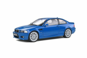 Solido BMW M3, E46, 2000, niebieski