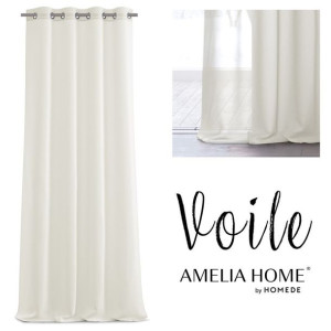 Amelia Home Firana Firanka Voile Eyelets Cream 140x270