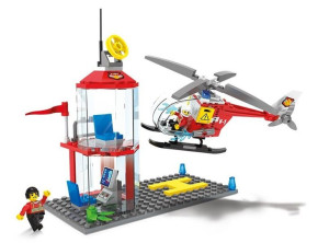 Klocki Blocki Myfire Lądowisko Helikoptera