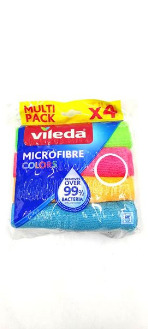 VILEDA Ścierka mikrofibra COLOR art. 155717 op/5