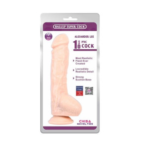 Alexander Lee 10"" Dildo-flesh