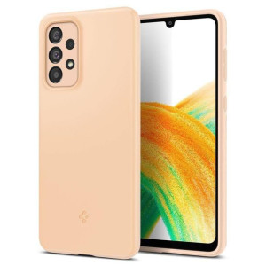 Etui Samsung Galaxy A33 5g Spigen Thin Fit Cotton Peach Pomarańczowe